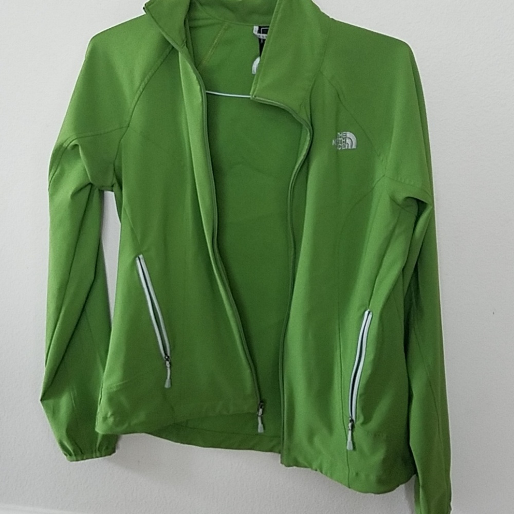 Lime Green Northface Jacket